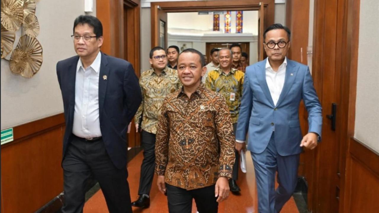 Menkeu Purbaya Temui Bahlil