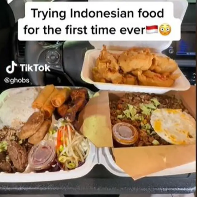 Kesan Pria Asing Pertama Kali Coba Makanan Indonesia di Kanada, Ada Nasi Goreng dan Nasi Padang