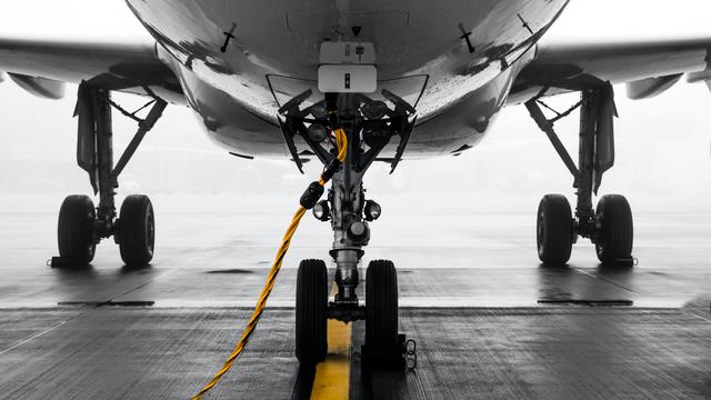 Ilustrasi roda pesawat