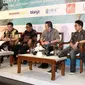 Andreas Diantoro, President Director Microsoft Indonesia; Hendrik Tio, CEO Bhinneka.com; Aulia Marinto, CEO Blanja.com; Lay Ridwan Gautama, Head of Trade Partnership Blibli.com; Chul Lim, Head of Marketing JD.ID; Duri Granziol, Co-CEO Lazada Indonesia