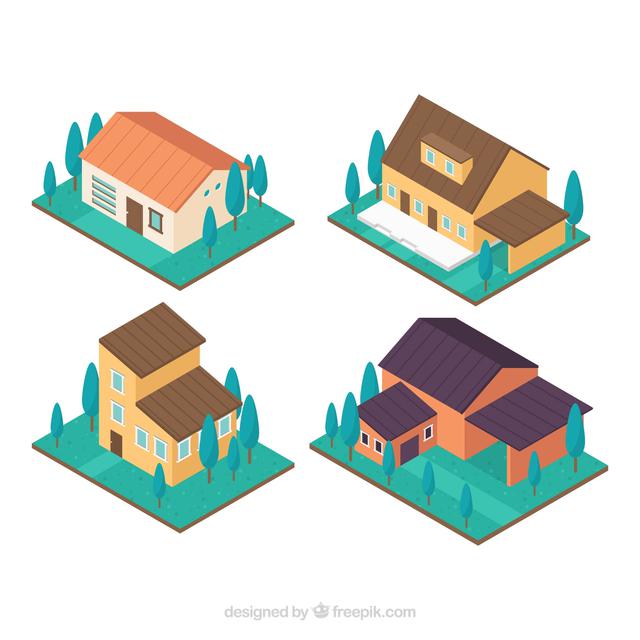 Ilustrasi rumah cluster