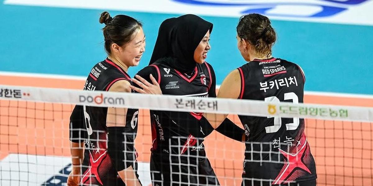 Hasil Korean V League 2024/25: Megawati Top Skor, Red Sparks Hajar GS Caltex & Raih 6 Kemenangan Beruntun