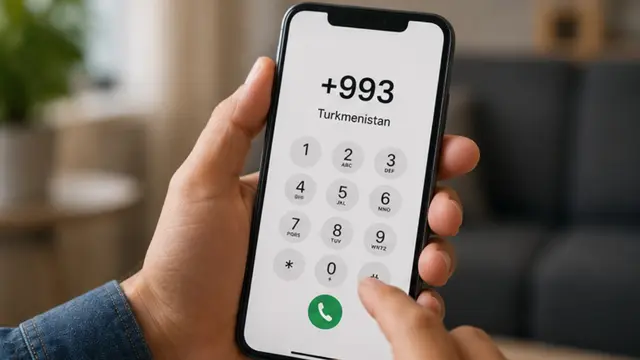 Kode Area Turkmenistan