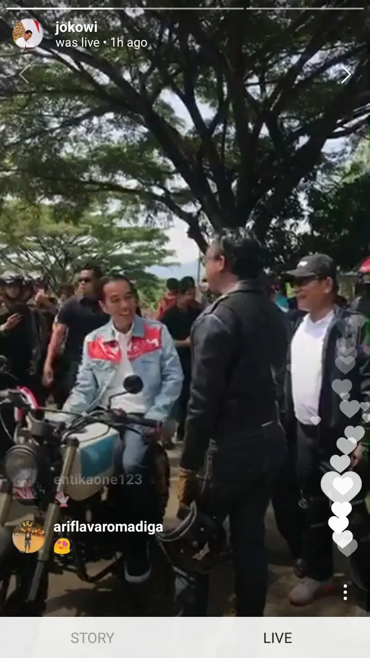 Jokowi touring. Dok: Brillio