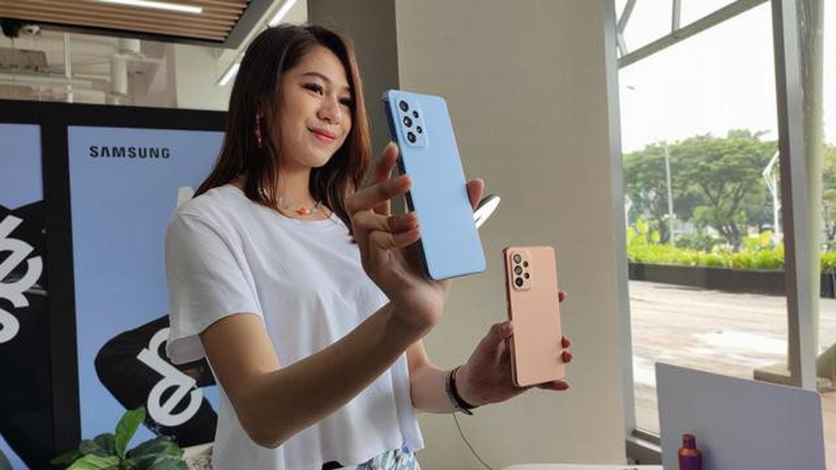 Samsung meluncurkan dua ponsel 5G terbaru mereka yaitu Galaxy A53 5G dan Galaxy A33 5G (Liputan6.com/Giovani Dio Prasasti)