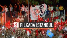 Ekrem Imamoglu memenangi pemilihan Wali Kota Istanbul Turki. Hasil pencoblosan ulang memastikan kandidat Wali Kota Erdogan, Binali Yildirim kembali kalah.