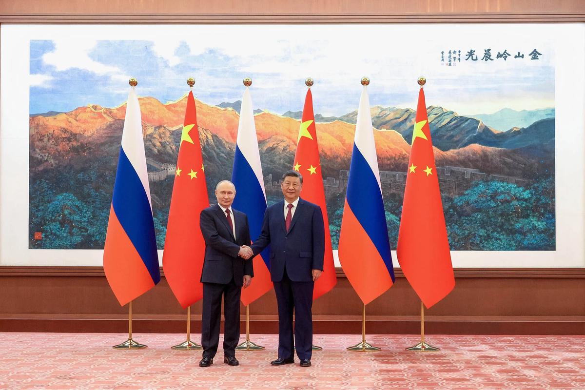 FOTO: Pertemuan Xi Jinping dan Vladimir Putin Perkuat Arah Kerja Sama Strategis China Rusia