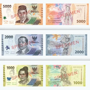 Bank Indonesia meluncurkan Uang Rupiah Kertas Tahun Emisi 2022