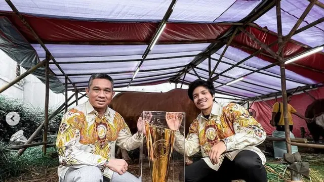 Sapi megalodon milik Atta Halilintar (Instagram @attahalilintar)