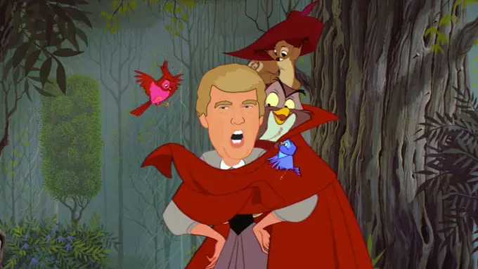 Ketika Donald Trump Berdandan Bak Para Putri Disney