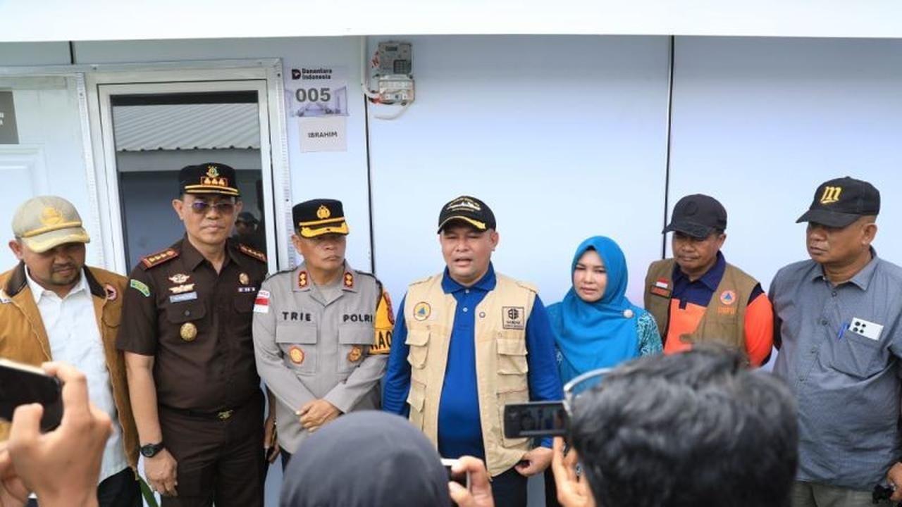 216 KK Korban Bencana di Aceh Utara Terima Kunci Hunian Sementara