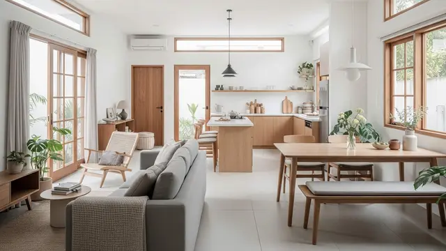 desain rumah desa gaya Korean House aesthetic yang nyaman untuk lansia