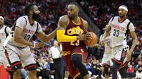 Cleveland Cavaliers menang telak 91-77 atas Houston Rockets pada laga lanjutan NBA di Toyota Center, Houston.