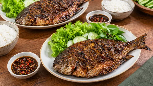 Resep Bawal Bakar Lada Hitam yang Harum dan Empuk