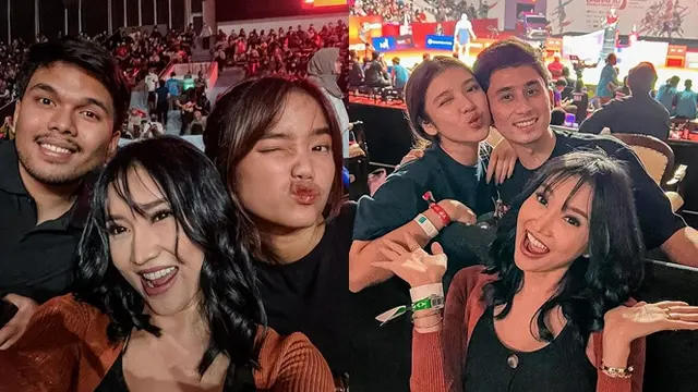 5 Potret Kocak Lucinta Luna Nonton Indonesia Masters 2022, Fans Berat Loh Kean Yew