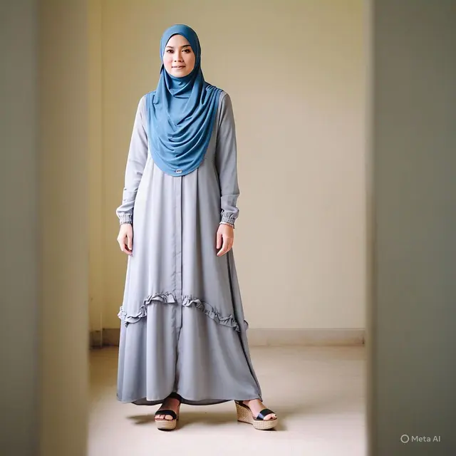 Tips Memilih Gamis Sesuai Bentuk Tubuh/Meta AI
