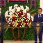 Presiden Jokowi bertemu PM Malaysia Ismail Sabri Yaakob. (Foto: Tangkapan Layar Youtube Sekretariat Presiden)