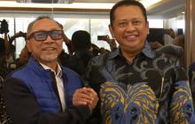 FOTO: Silaturahmi Kebangsaan Ketua MPR RI Bambang Soesatyo dengan Ketua Umum PAN Zulkifli Hasan di Markas PAN