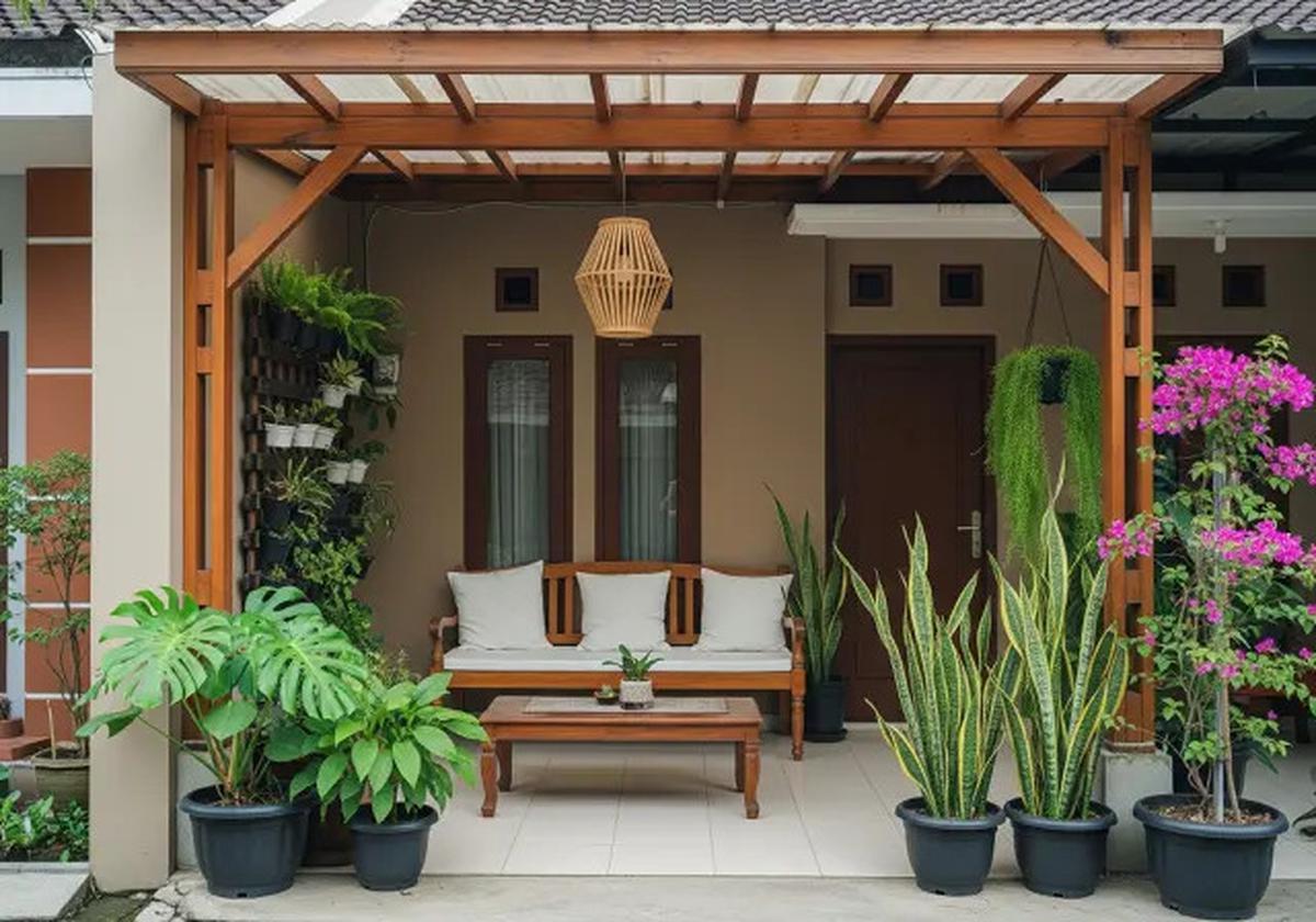 10 Model Rumah 1 Lantai dengan Teras Depan Luas, Inspirasi Hunian Nyaman dan Estetik