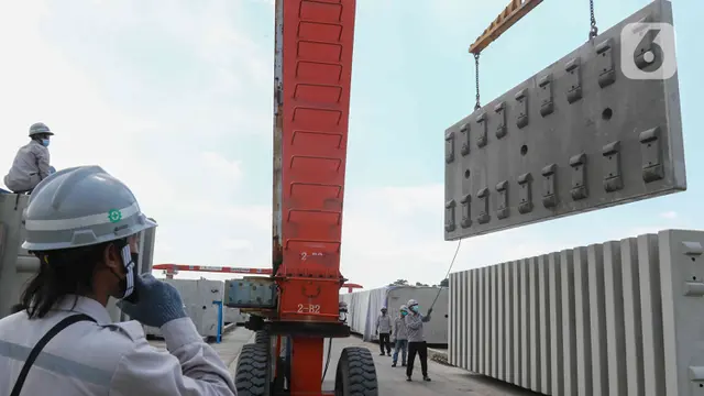Produksi Bantalan Rel Kereta Cepat Jakarta- Bandung Rampung Dikerjakan-Herman