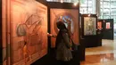 Pameran seni rupa yang diselenggarakan oeh Dinas Kebudayaan DKI Jakarta yang bertajuk Bergerak tersebut dalam rangka HUT ke-497 kota Jakarta yang menampilkan karya 12 perupa. (Liputan6.com/Herman Zakharia)