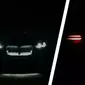 Klip video teaser BMW X5 terbaru menampilkan sorotan lampu depan dan belakang, serta grill yang menyala. (Carscoops)