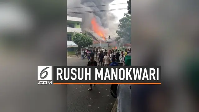 Gedung DPRD Manokwari dibakar, dan jalanan diblokade warga dengan ban terbakar. Aksi ini diduga akibat kemarahan warga Papua akan kasus yang menimpa warga Papua di Surabaya dan Malang.