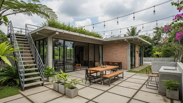 9 Contoh Rumah 1 Lantai Atap Dak untuk Area Multifungsi, Tren Hunian Modern