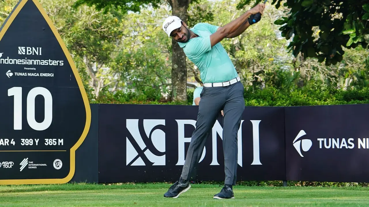 BNI Indonesia Masters Berjalan Ketat dan Seru, Pegolf India Pimpin Putaran Pertama