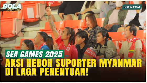 Momen Sorak-sorai Suporter Myanmar di Laga Penentuan Vs Timnas Indonesia!