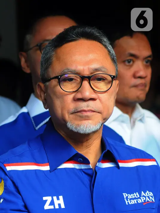 Para awak media tak diperbolehkan masuk ke dalam ruang pertemuan. Namun, Prabowo dan Zulhas memberikan konferensi pers usai pertemuan. (merdeka.com/Imam Buhori)