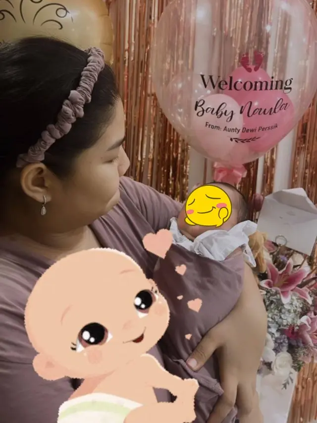 Ditemani Dewi Perssik, Ini 7 Momen Rosa Meldianti Lahirkan Anak Pertama
