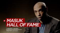 Berita video legenda Arsenal, Thierry Henry, masuk dalam Hall of Fame Liga Inggris (Premier League).