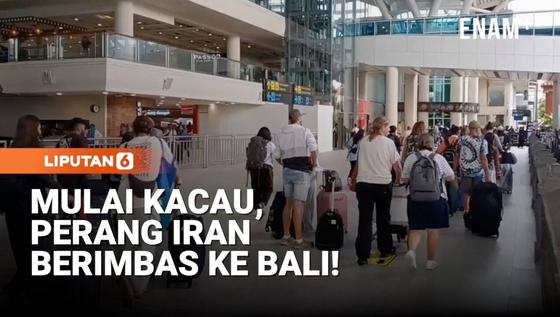 Konflik Timur Tengah Merembet Ke Bali, Ribuan Penumpang Tertahan