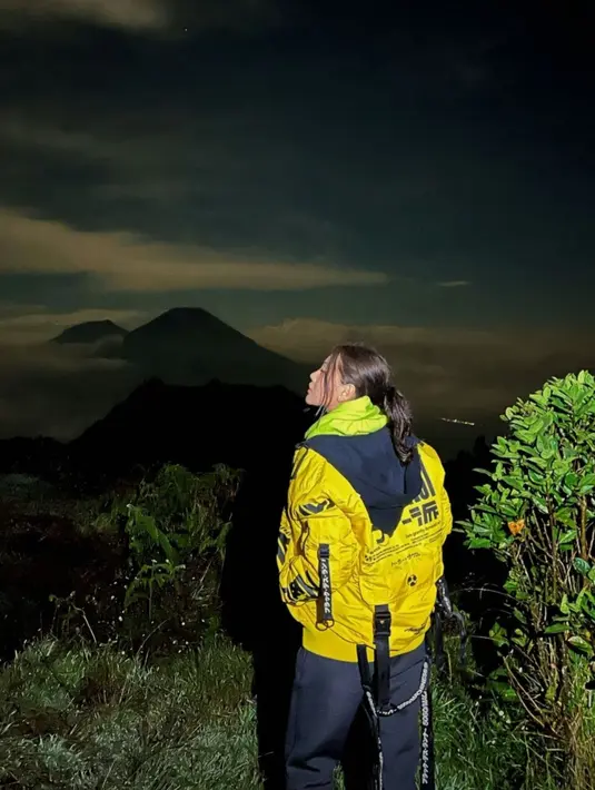 Pertama kali Wendy Walters naik gunung Prau yang berada di kawasan Wonosobo, Jawa Tengah. [instagram/wendywalters]