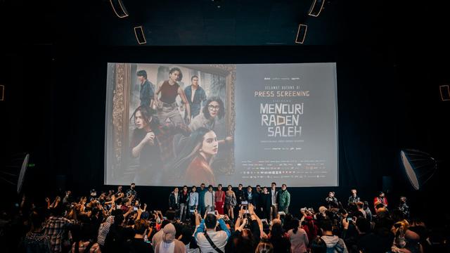 Penayangan trailer film Mencuri Raden Saleh. (Foto: Dok. Visinema)