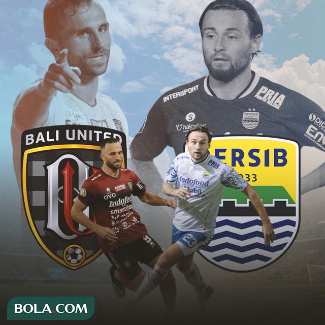 BRI Liga 1 - Ilustrasi Ilija Spasojevic Vs Marc Klok