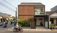 6 Desain Fasad Roster untuk Rumah yang Berhadapan Langsung dengan Jalan