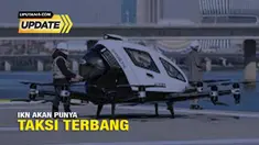 Kendaraan mobilitas perkotaan sky taxi atau taksi terbang yang direncanakan untuk menjadi showcase di Ibu Kota Nusantara (IKN) telah tiba di Balikpapan, Kalimantan Timur.