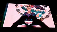 Claudia Sheinbaum menyebut pemilu merupakan hari yang bersejarah. (Pedro Pardo/AFP)