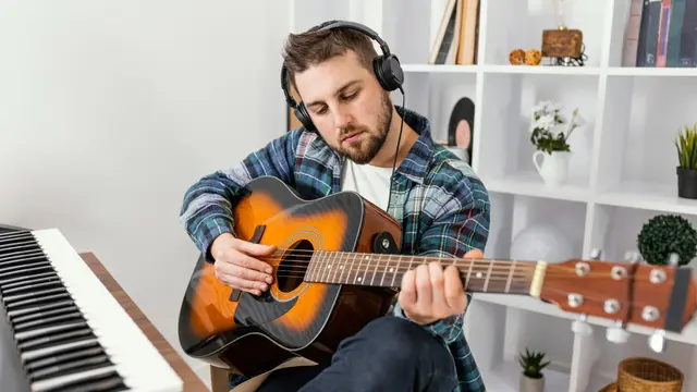 Playing Guitar
