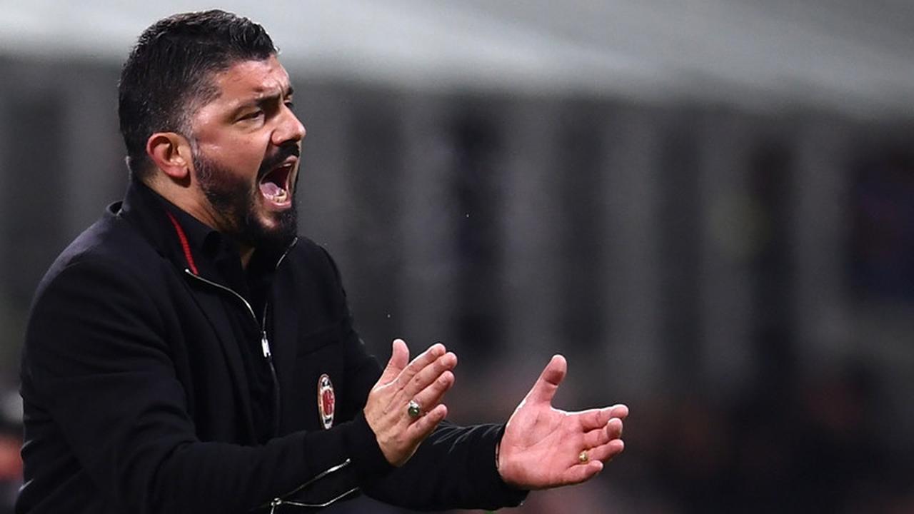 Pelatih AC Milan, Gennaro Gattuso.