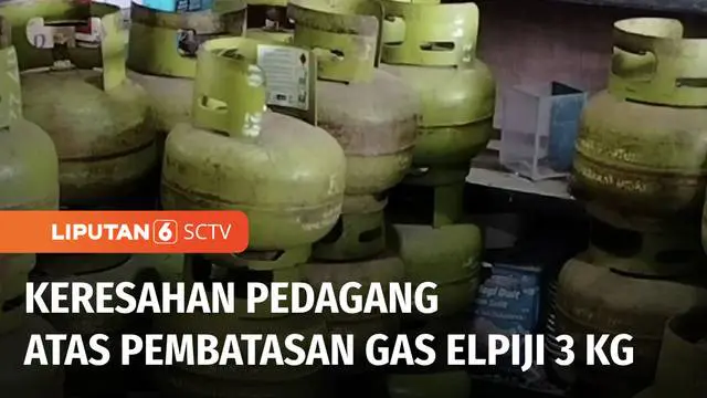 VIDEO: Penjualan Gas Elpiji 3 Kg Bakal Dibatasi, Pedagang Makanan dan Minuman Resah!