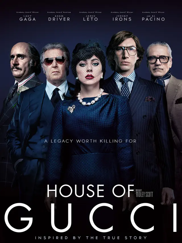 Poster House of Gucci yang dibintangi Lady Gaga. (IMDb)