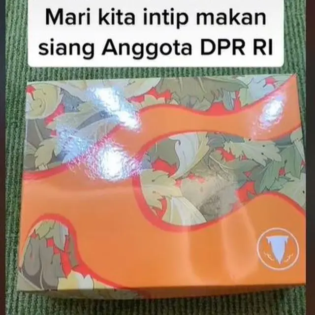 Viral Video Nasi Kotak di Rapat Paripurna DPR RI, Apa Saja Isinya?