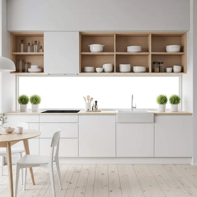 Desain Dapur dengan Kitchen Set Single Line Minimalis