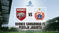 Ilustrasi Borneo FC vs Persija Jakarta. (Bola.com/AI)