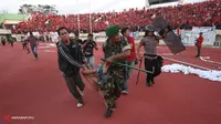 Laga Persis Solo Vs PSS Sleman Ricuh, 7 Luka Parah