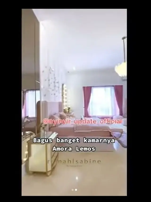 Kamar Amora Lemos (Instagram/rumpi_gosip)