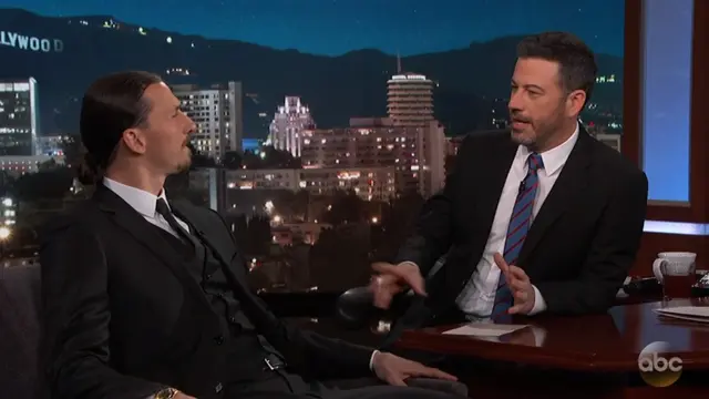 Zlatan Ibrahimovic (YouTube/ Jimmy Kimmel Live)